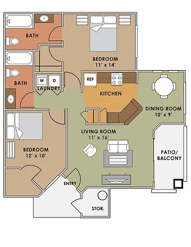Floor plan B2S