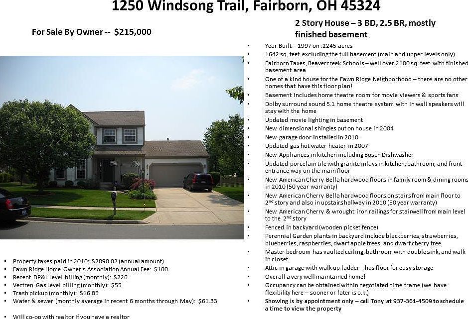 2nd image of 1250 Windsong Trl