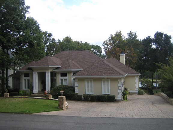 Lake in rear