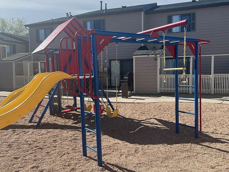 Playground-side view
