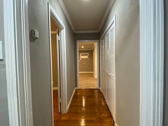 Hallway off of living room to bedrooms
