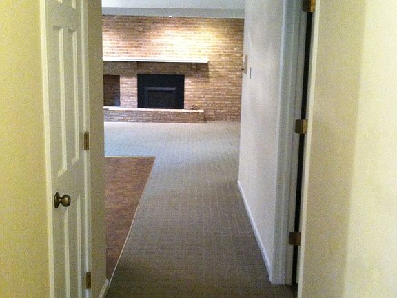 Hallway into kitchen /family room