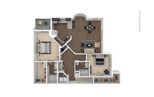 Floor plan B3A - Sugar Creek