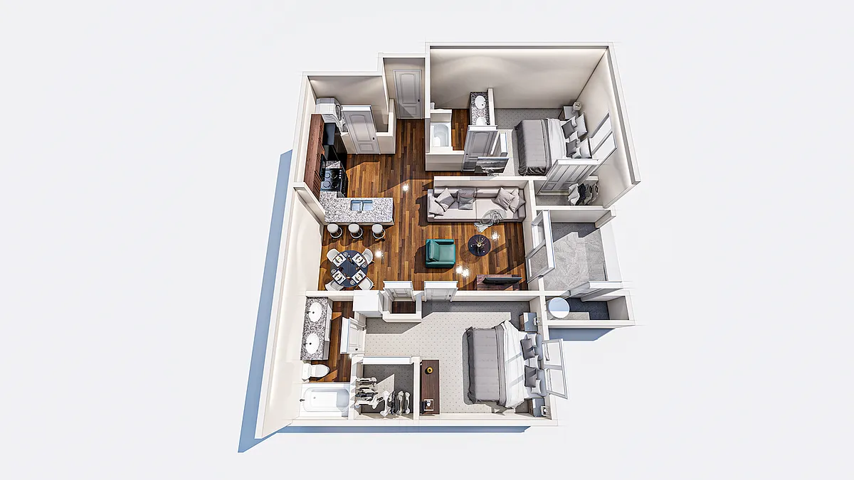 Floor plan Pecan