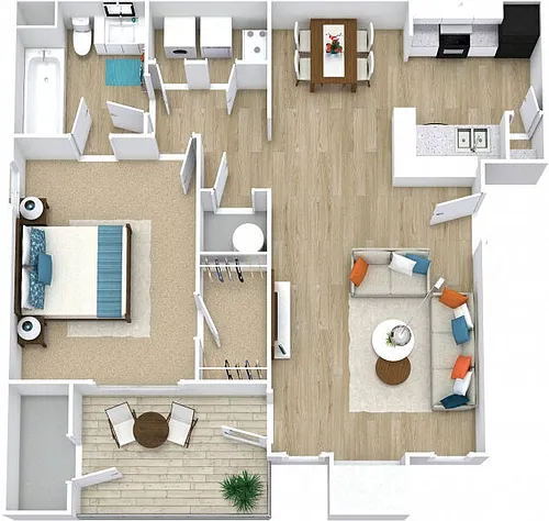Floor plan Aberdeen A1B