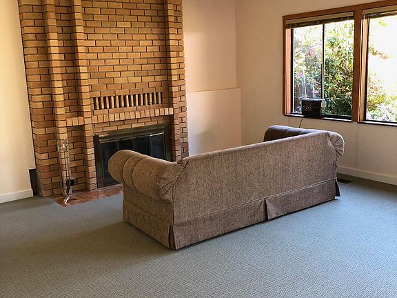 Living room and Fireplace