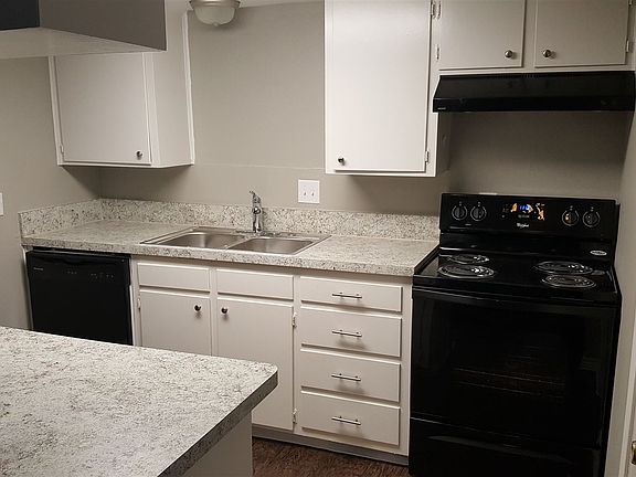 Our one bedroom units come with a full sized kitchen!