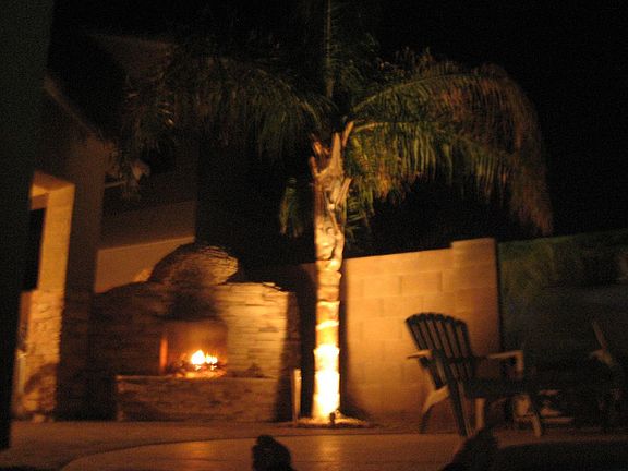 Over-Sized Landscaping w/lighting