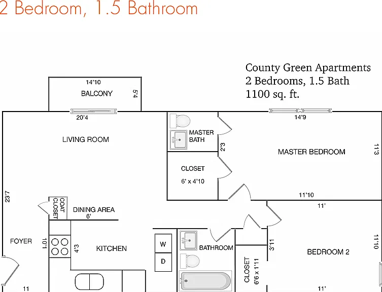 County Green Apartments — Photo 48