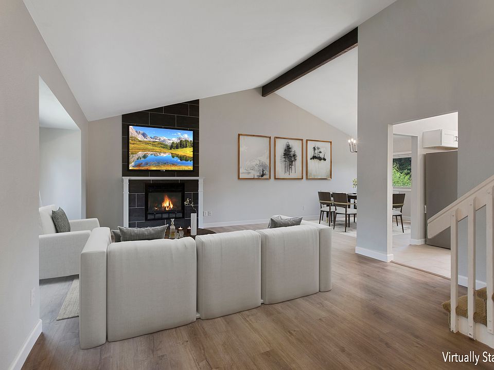 Vaulted ceilings and modern updates