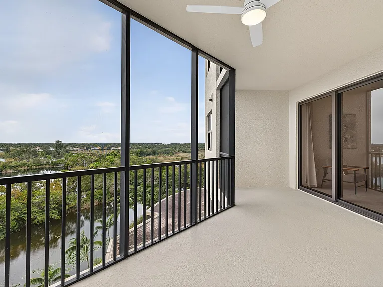 Screened in balcony