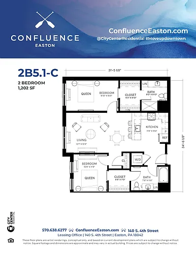 Floor plan 2B51-C