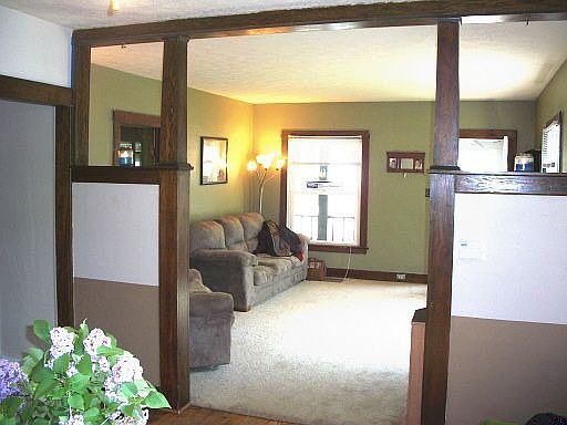 looking in to living room
