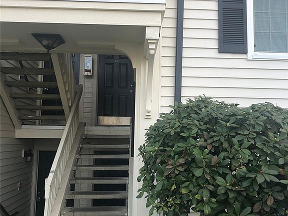 Entrance from covered parking