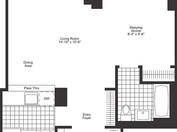 2nd image of 400 Chambers St APT 23C