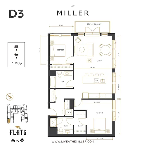 Floor plan D3