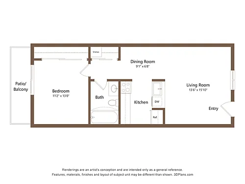 Floor plan Riverfalls A2