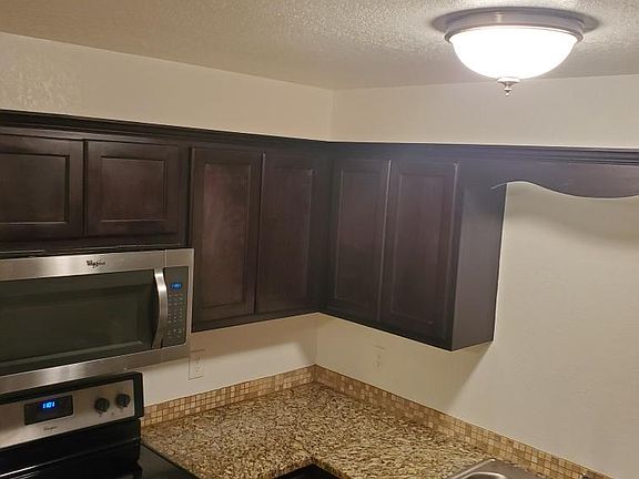 Kitchen with granite countertops