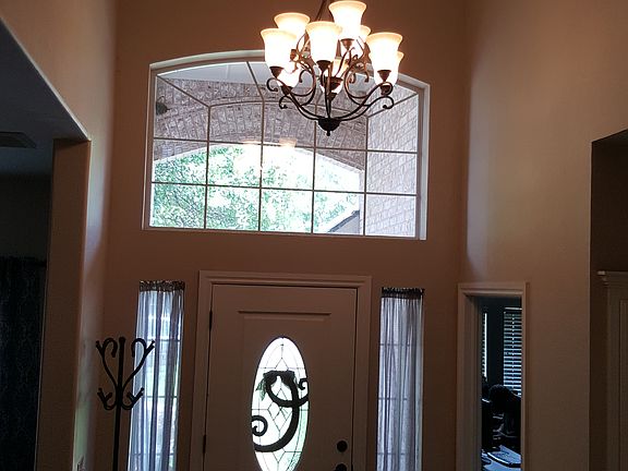 20 ft ceiling entry way