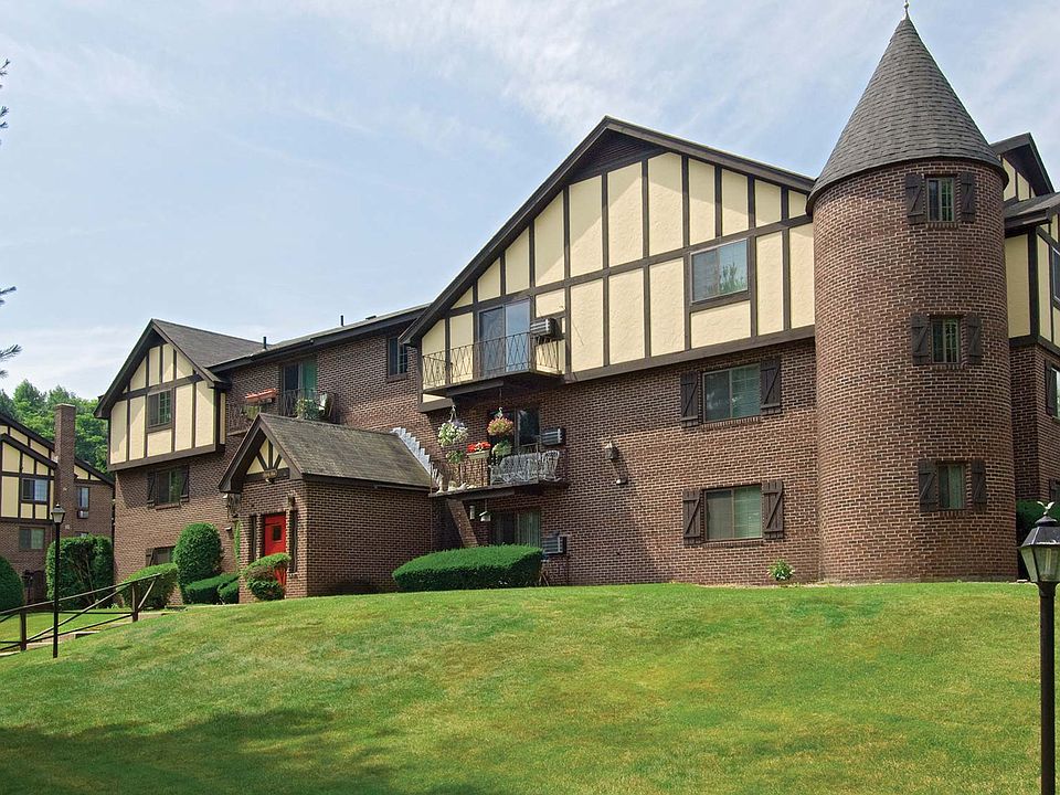 Tudor-style apartment homes