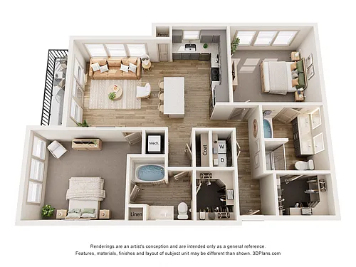 Floor plan B2