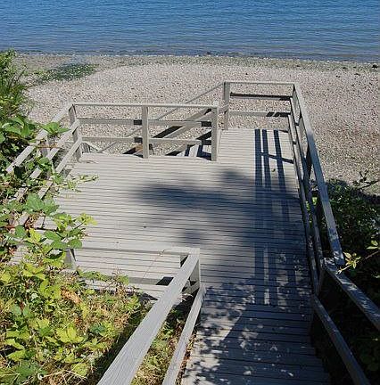 Steps and Deck to Beach