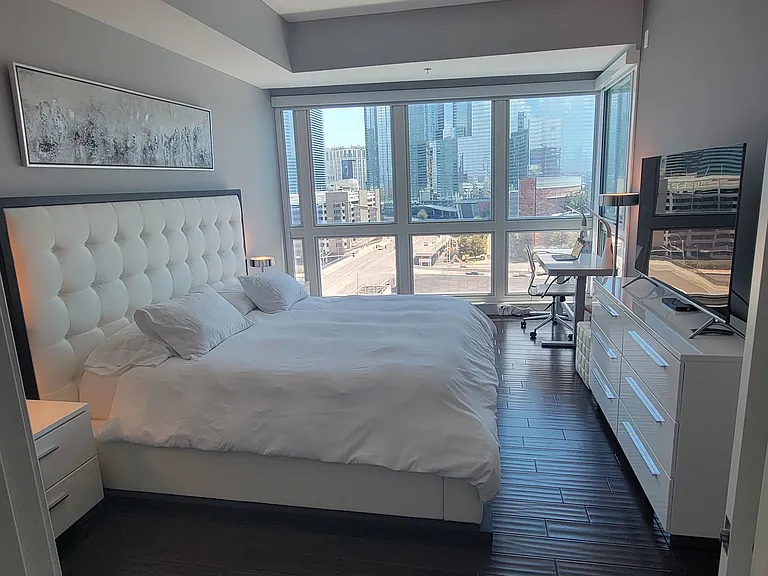 Master bedroom and Las Vegas Strip View