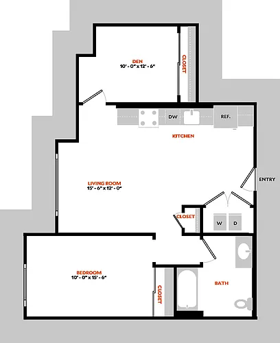 Floor plan Plan 1N