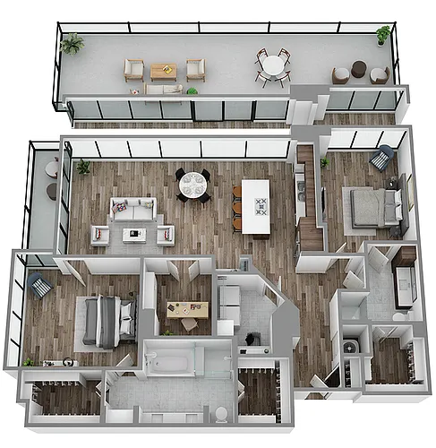 Floor plan Q
