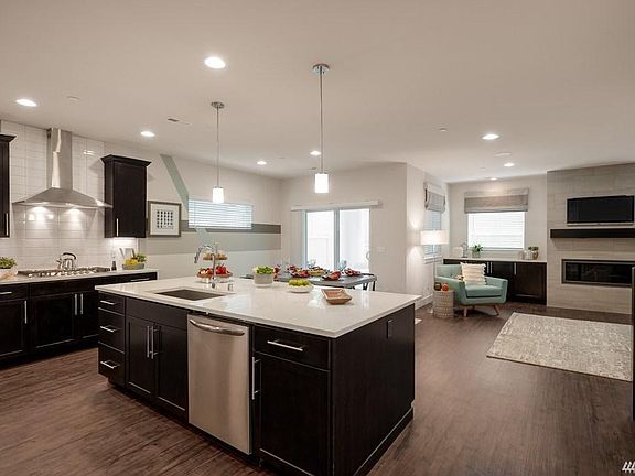 Gourmet kitchen. Photo is from model home with the same floor plan and used for demonstration purposes only.