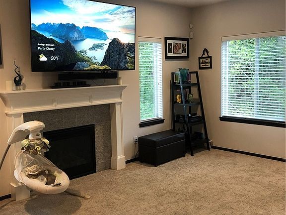Another view of the family room.  Please excuse the toys and baby items.