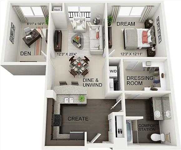 Floor plan Remington