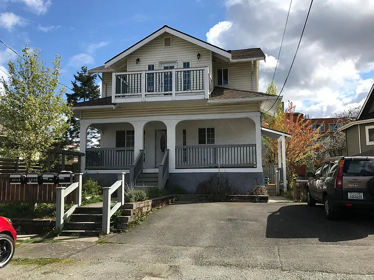 Front of the home/parking space