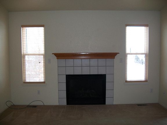 Fireplace in living room