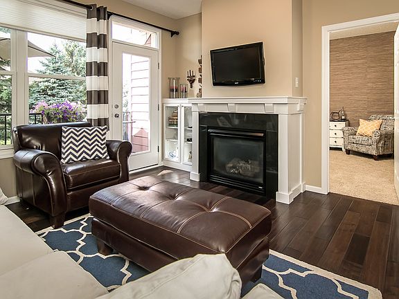 Warm fireplace