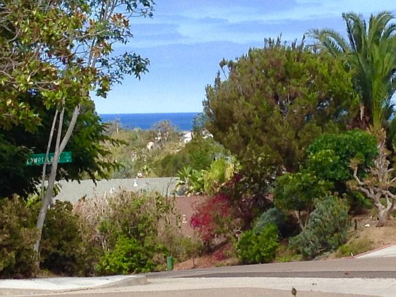 Blue water view on clear days.