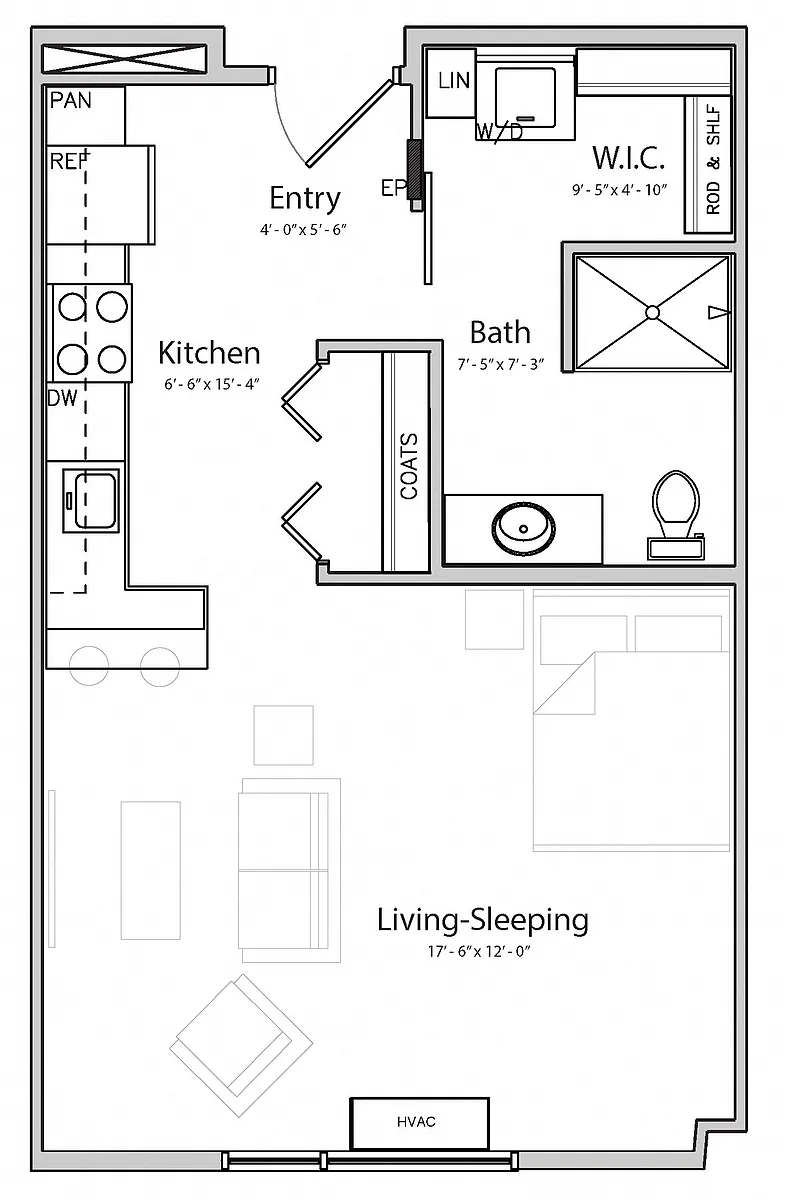 Floor plan Harmony (A5)