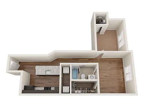 Floor plan A1UF Floor Plan