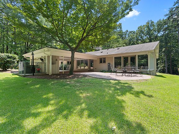 back of home on 2.5 acres