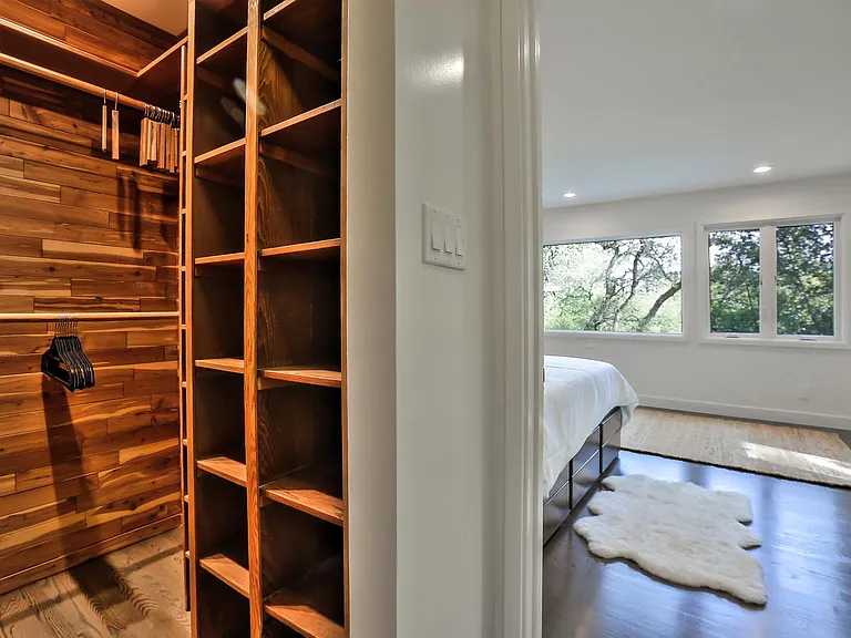 guest suite walk-in cedar closet
