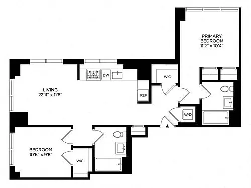 Floor plan 2T Penthouse East