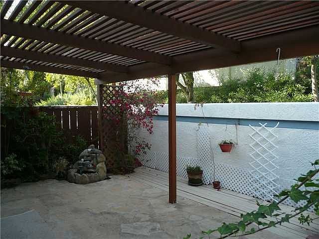 Spacious patio
