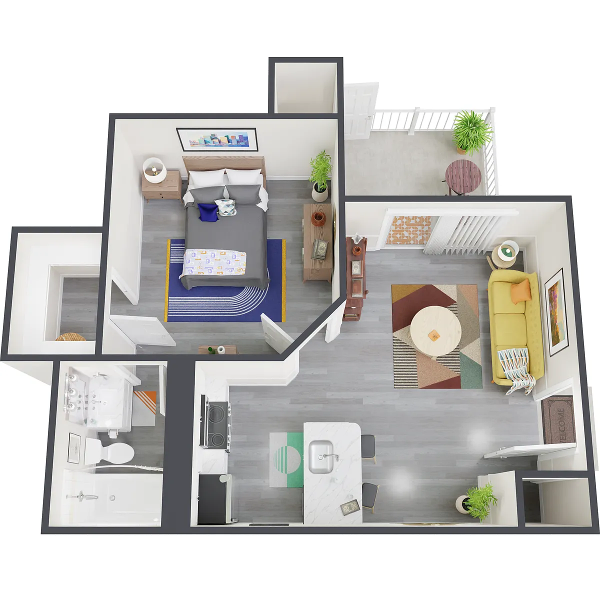 Floor plan A1 Quartz