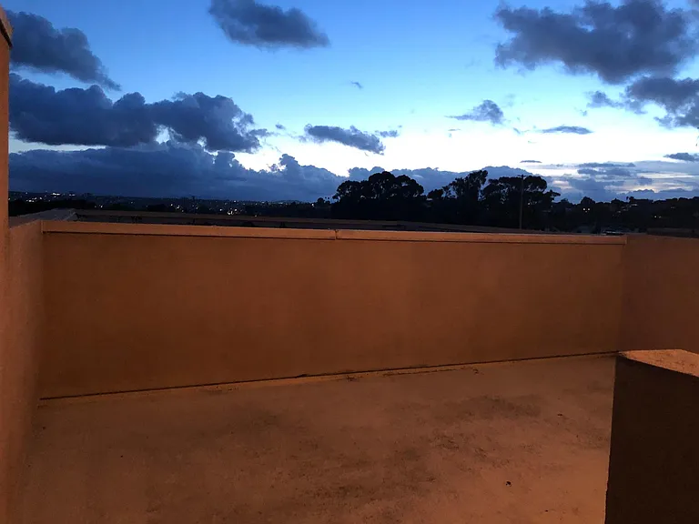 Upper patio