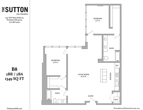 Floor plan B8
