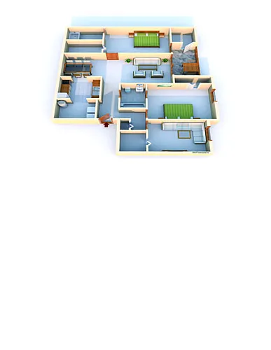 Floor plan 3 Bed 2 Bath