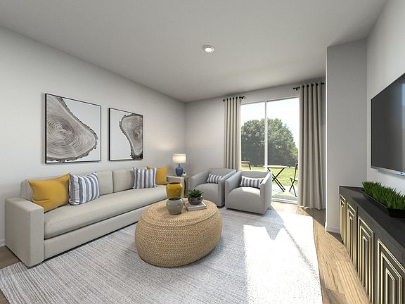 Rendering of the Denali II Living Room