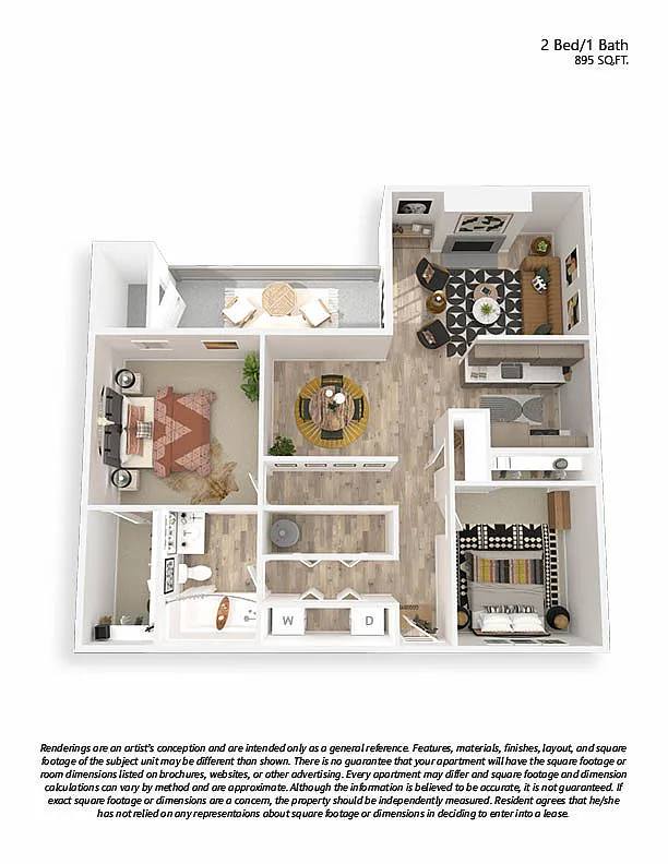 Floor plan B2 2X1
