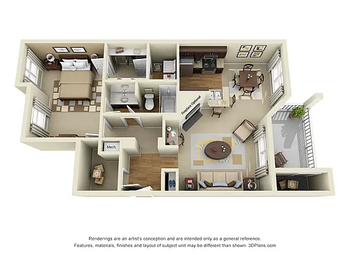 Floor plan Ariel