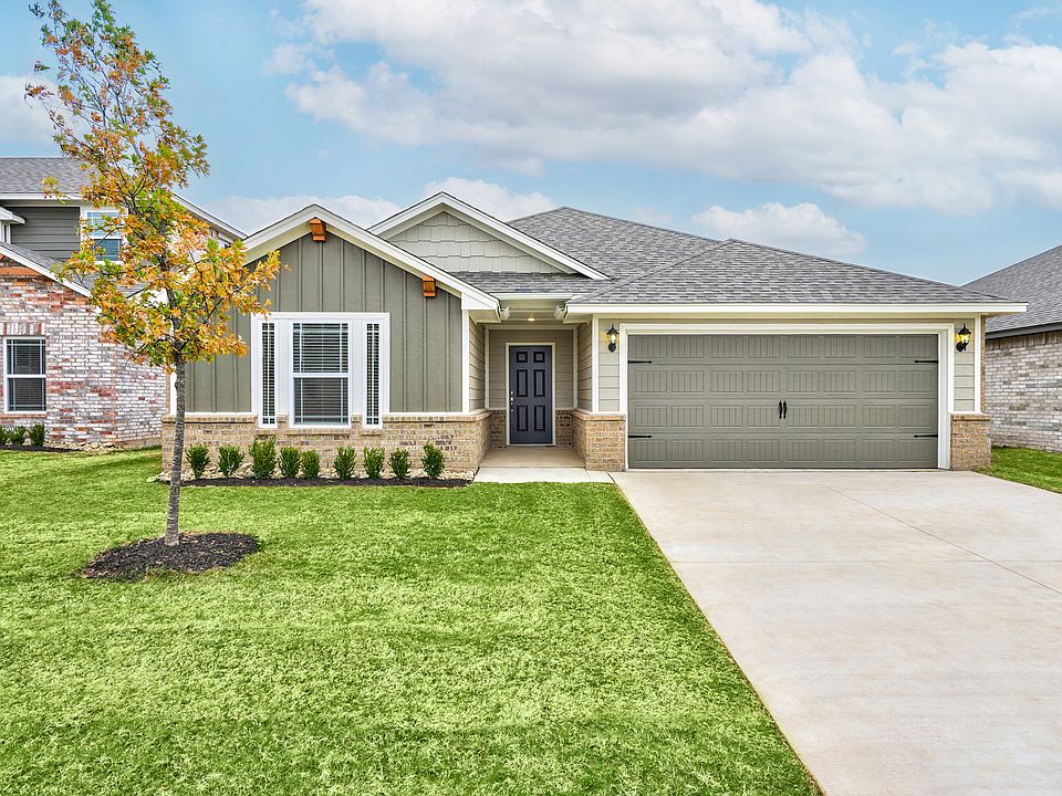 The Keystone plan is a beautiful new construction home in Newcastle, Oklahoma.